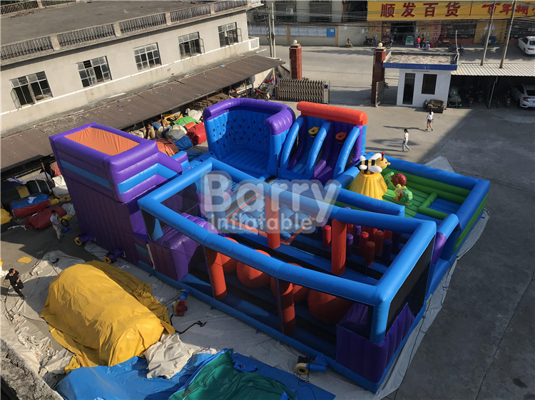 Indoor inflatable game park 