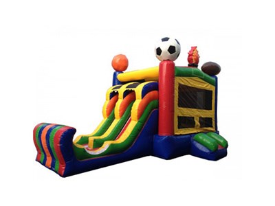 Commercial Use PVC Water Slide And Bounce House For Amusement Park BY-IC-021