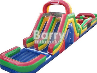 Cheap inflatable games inflatable obstacle course for kids playing on lawn BY-OC-065