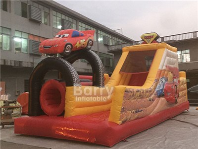 china factory price backyard inflatable car obstacle course for sale BY-OC-093