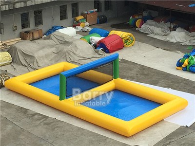 Wholesale Price inflatable beach volleyball court sports games inflatable water volleyball field BY-AT-101