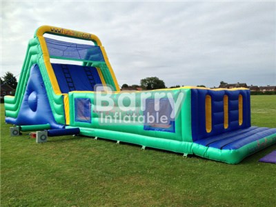 Guangzhou Barry 60ft adult kids inflatable assault course BY-OC-035