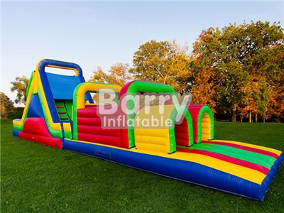 Make your own inflatable toys obstacle course for kids China good factory BY-OC-042