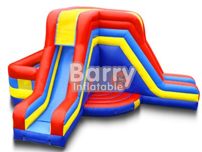 Specially designed outdoor kids inflatable obstacle course with slide BY-OC-046
