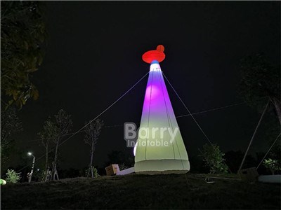 LED Light 7 color inflatable giraffe for advertising for event party BY-IA-102
