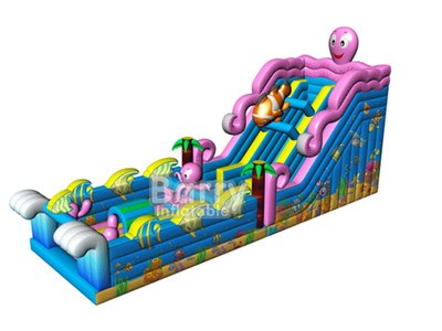 Octopus Inflatable Bouncer Castle, Cheap Inflatable Combo Bouncer For Sale  BY-IC-069