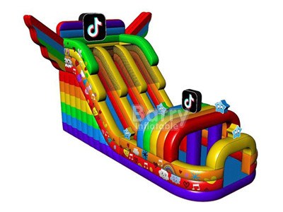Kids And Adults music disco slide bouncy castle BY-IC-069