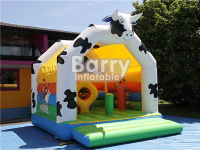 funny cow inflatable bouncer kids inflatable bounce house BY-BH-075