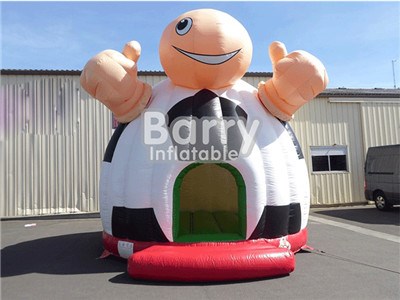 0.55mm pvc event rental inflatable jumper bouncy castle inflatable football bounce house for sale BY-BH-71