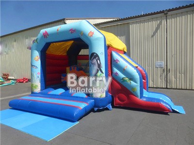 Sea Inflatable Bouncer Slide Combo For Kids  BY-IC-071