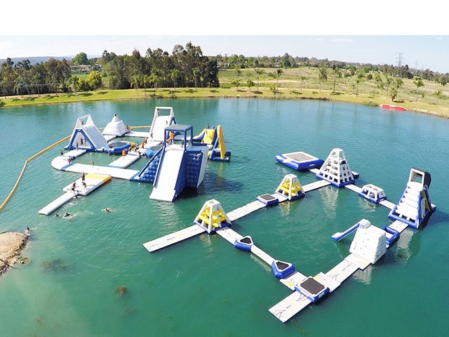 Amusement Water Water Park - Park Co., BY-AWP-033 OEM Design Inflatable Industrial - Guangzhou Barry